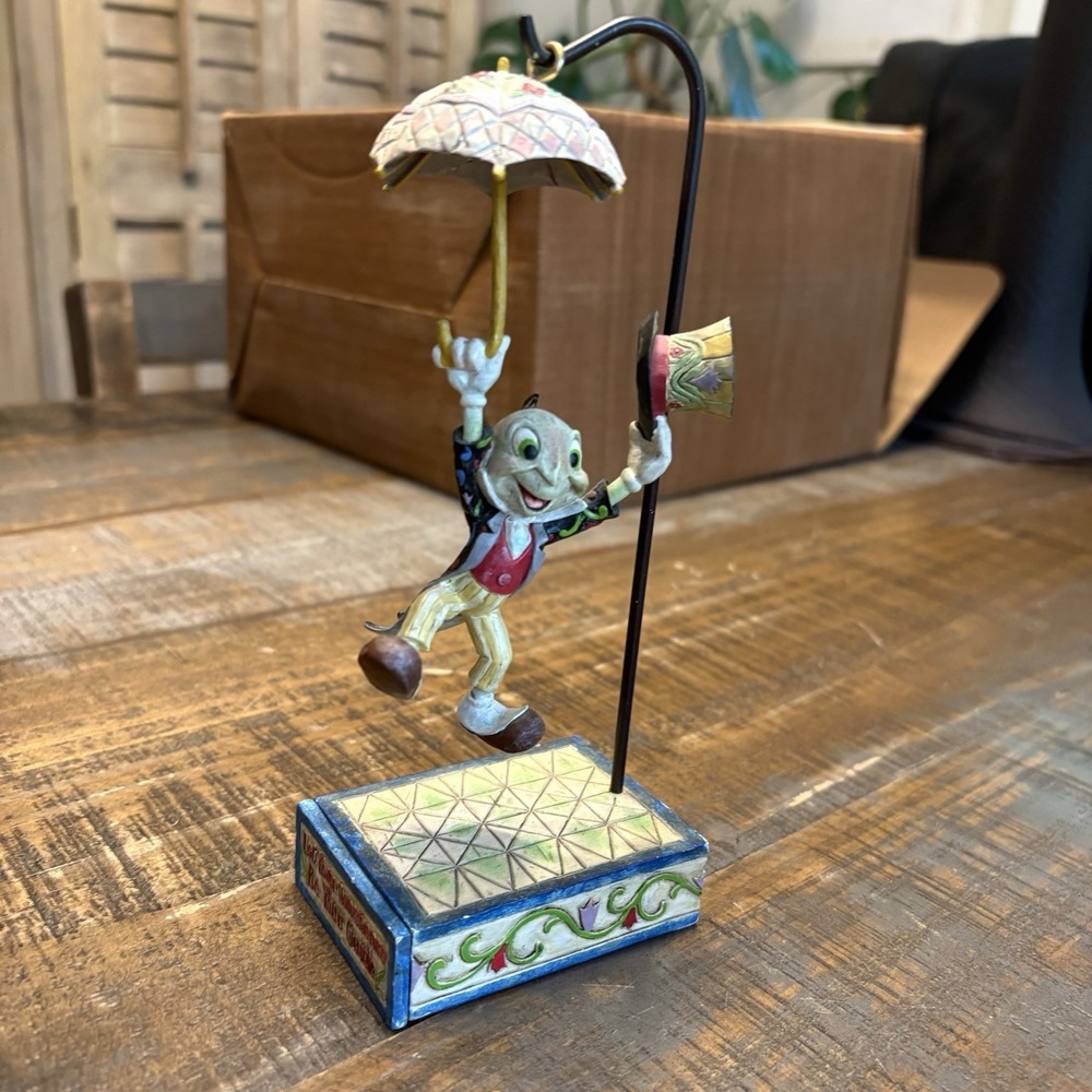 Disney Jim Shore Jiminy Cricket 2005 Let Your Conscience Be Your Guide Trinket
